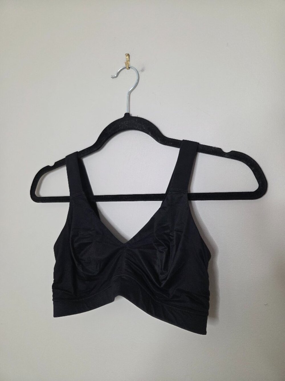 SPANX Solid Black Stretchy Bralette